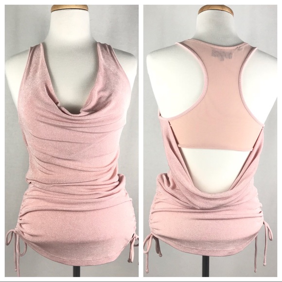 Guess Tops - Guess Pink Glitter Top